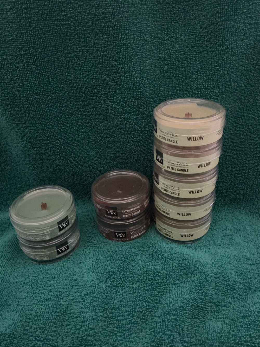 NIP Lot of 9 Yankee Candle WoodWick Scents Willow, Hemp & Ivy & Amber & Incense